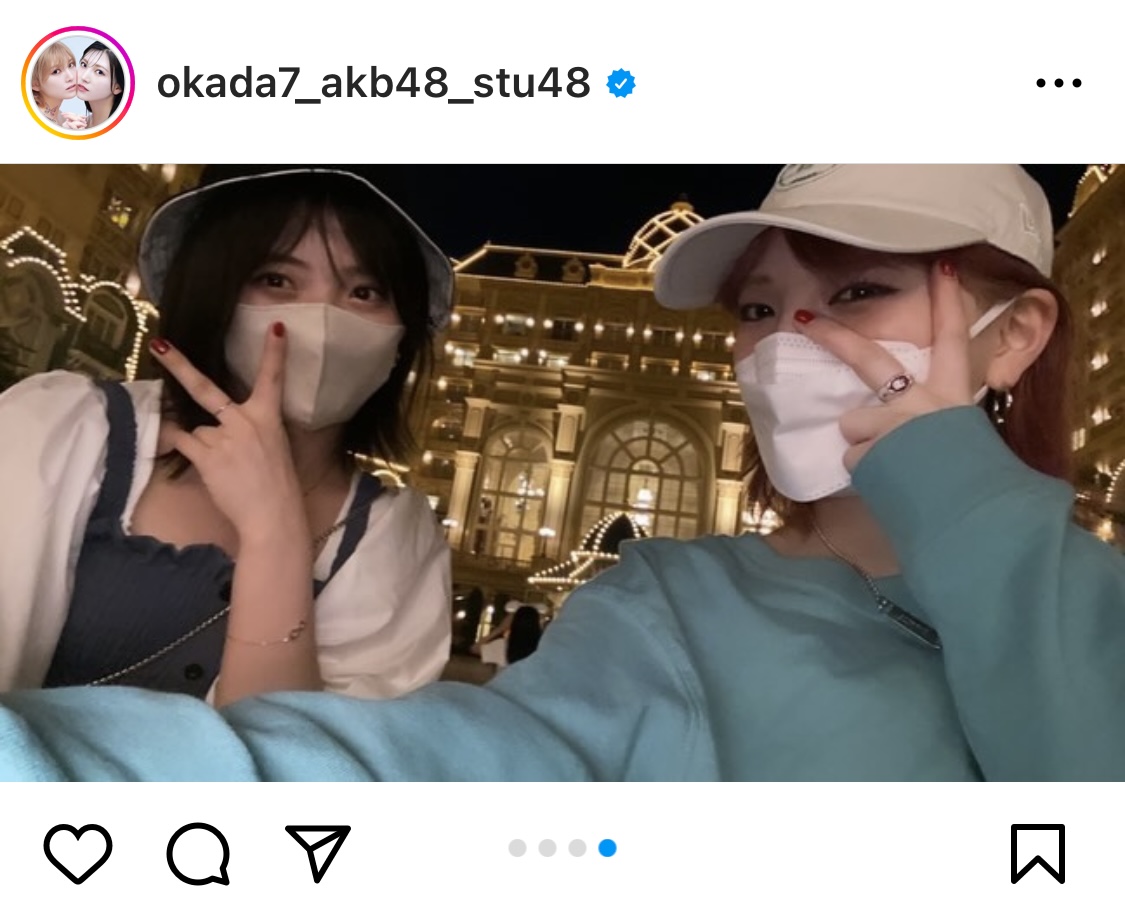 岡田奈々のインスタグラムイから