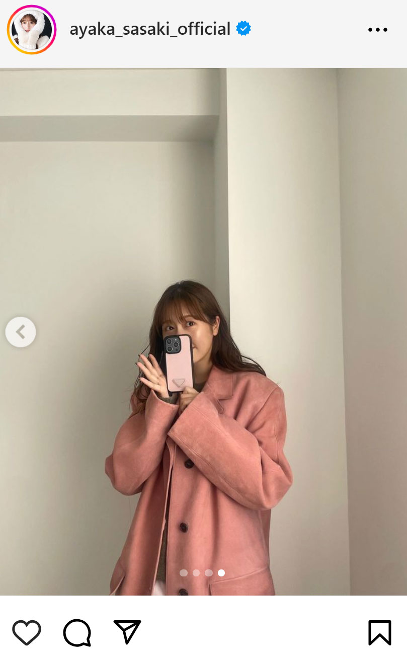 佐々木彩夏のインスタグラムから