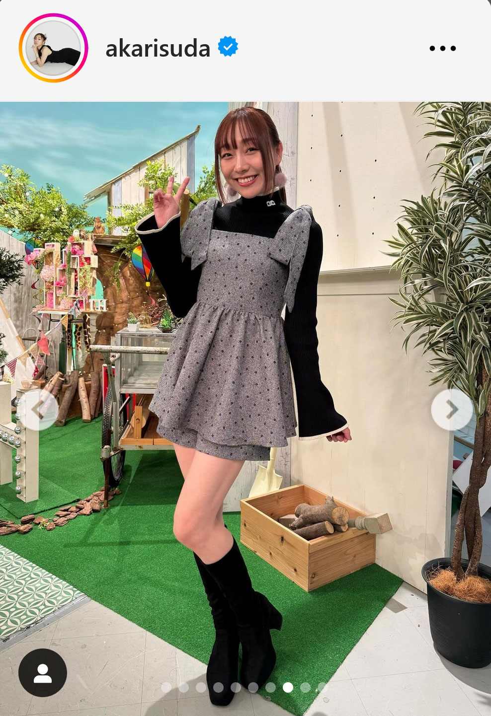 須田亜香里インスタグラムから