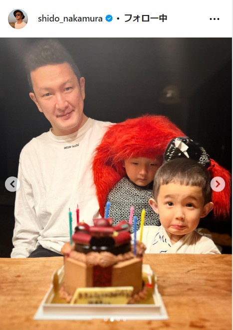中村獅童の公式インスタグラムから