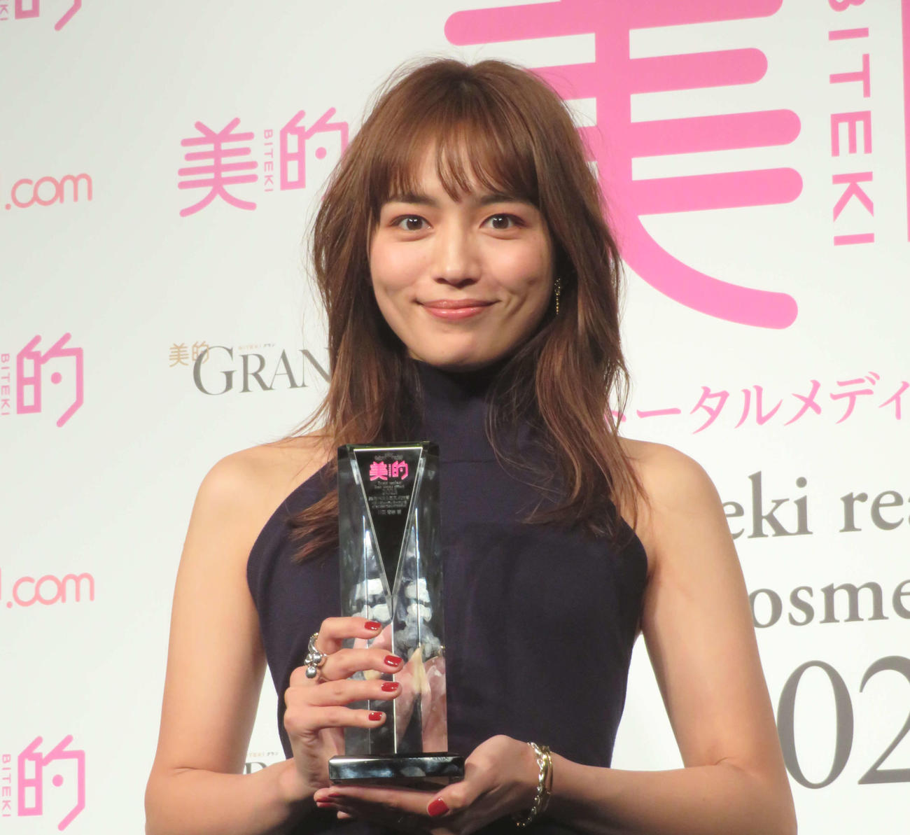 2023美的ベストビューティウーマンに選ばれた川口春奈（撮影・村上幸将）
