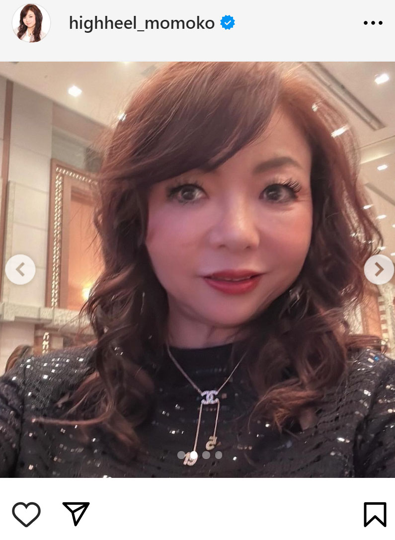 ハイヒール・モモコのインスタグラムから