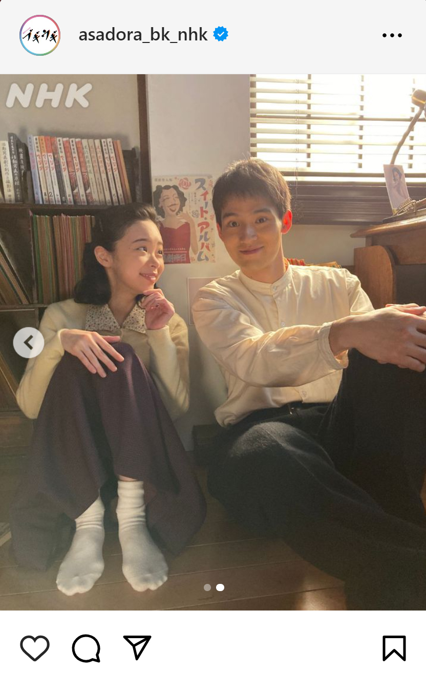 NHK連続テレビ小説「ブギウギ」の公式インスタグラムから