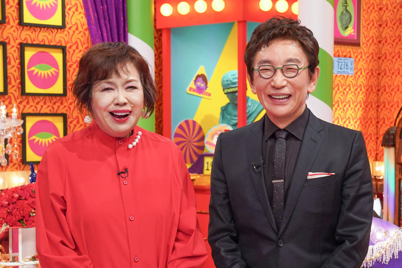 28年ぶりにテレビ番組で共演した上沼恵美子（左）、古舘伊知郎（C）読売テレビ