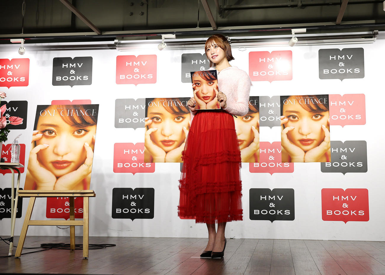 写真集発売記念イベントに登場した王林（撮影・足立雅史）