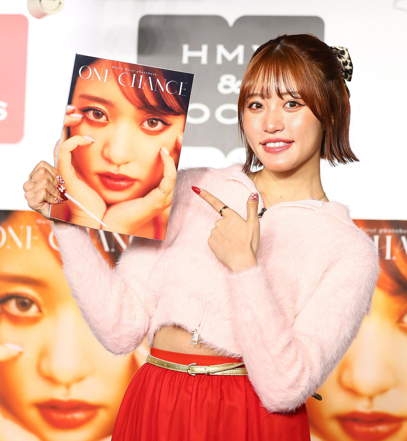 写真集発売記念イベントに登場した王林（撮影・足立雅史）