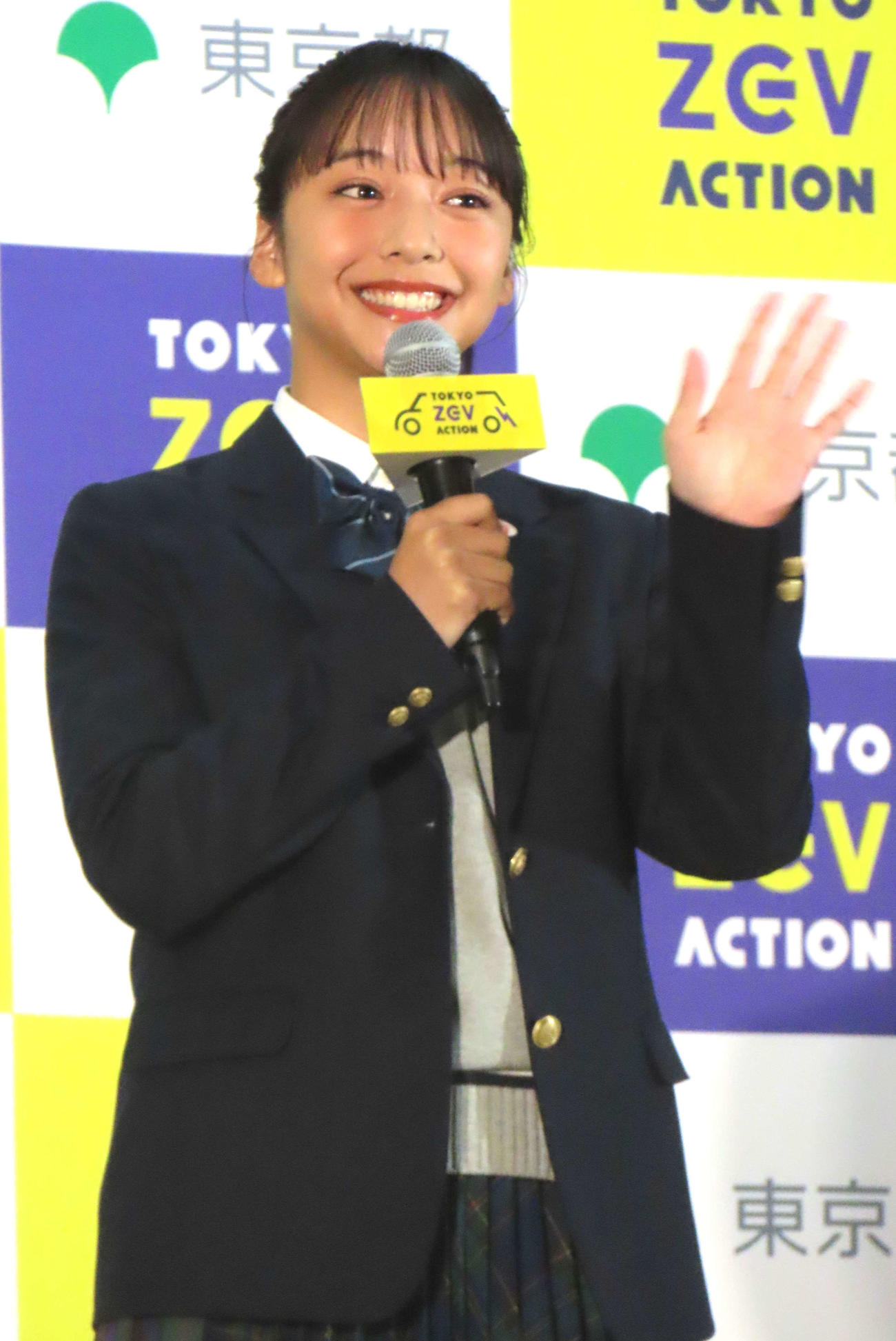 「ZEV特別出張講義」に登壇した山之内すず（2023年12月撮影）