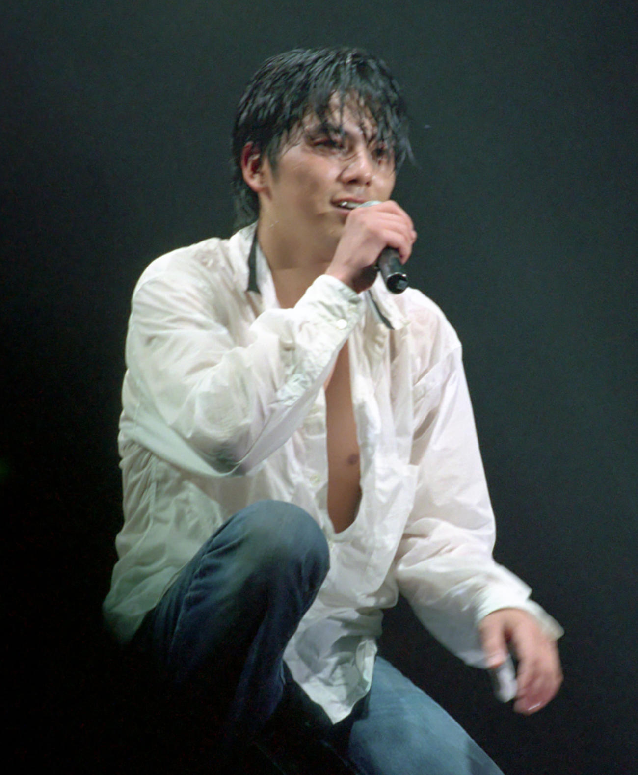尾崎豊さん（1988年9月撮影）