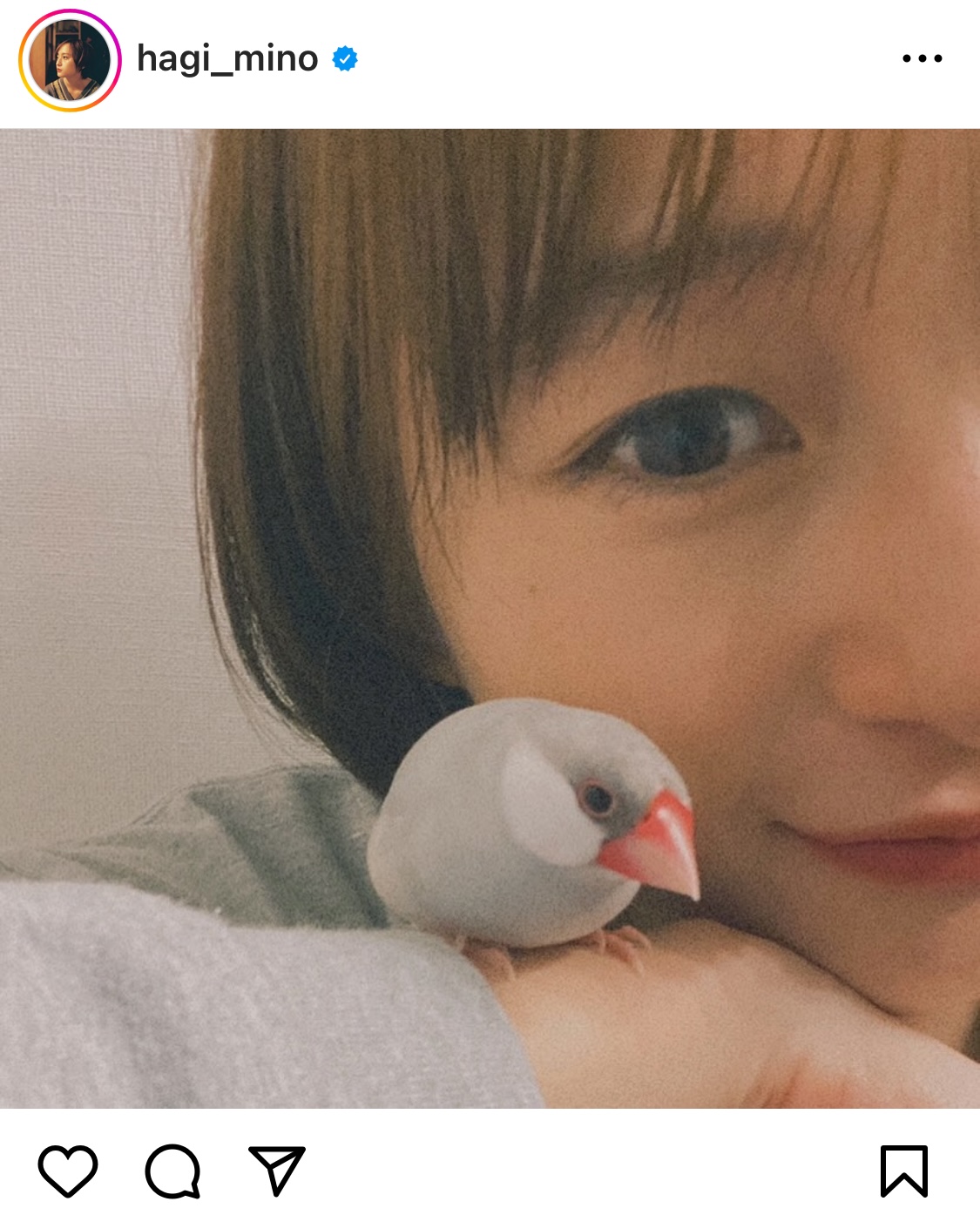 萩原みのりインスタグラムから