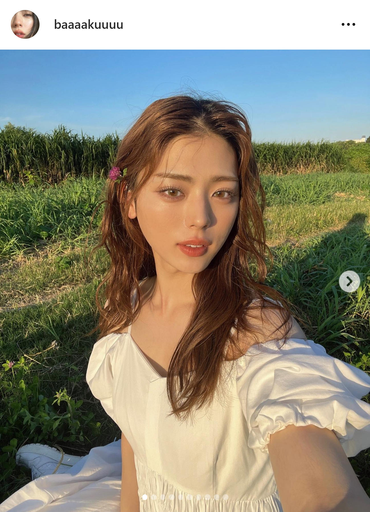 井手上漠のインスタグラムから