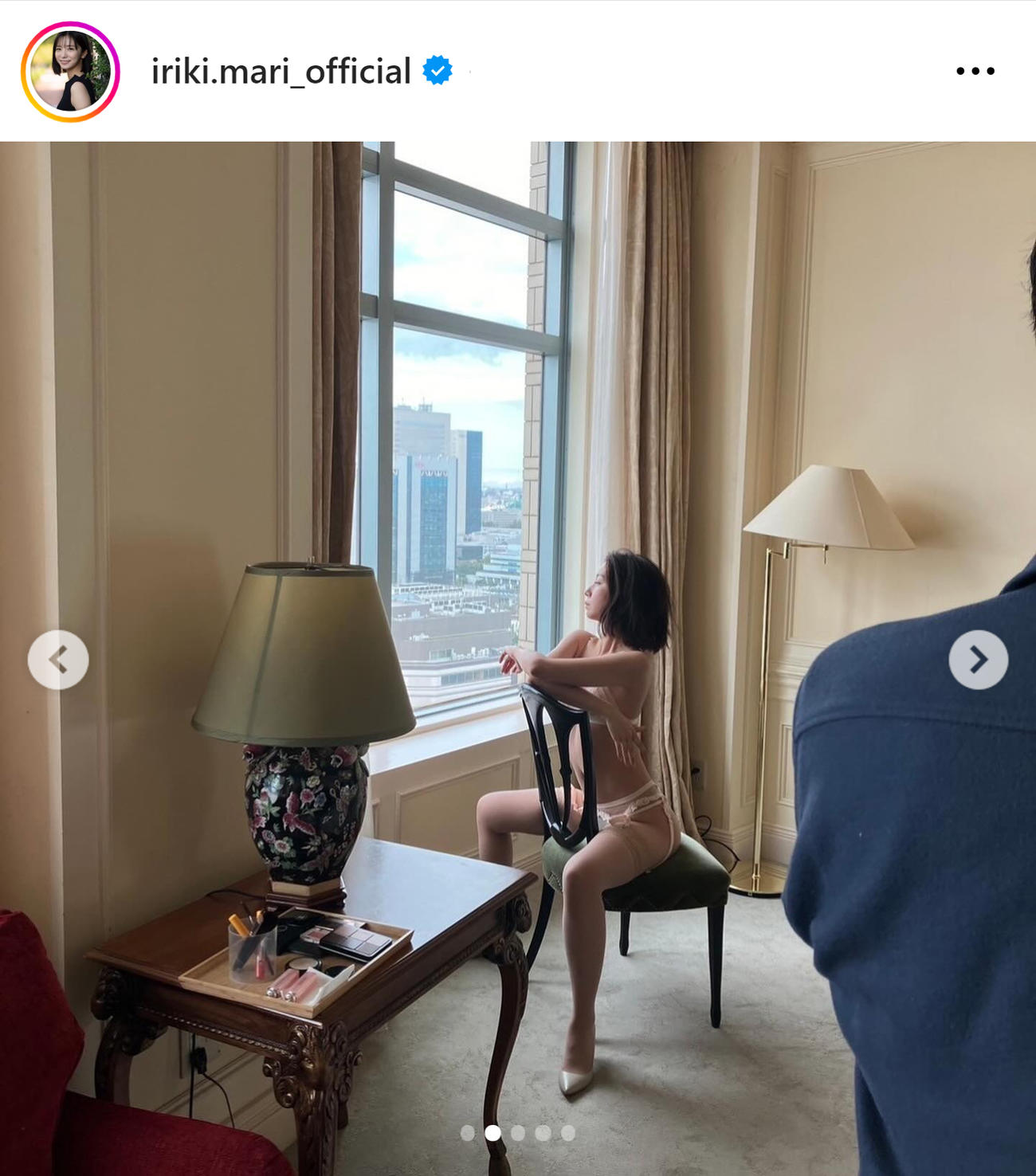 入来茉里のインスタグラムから