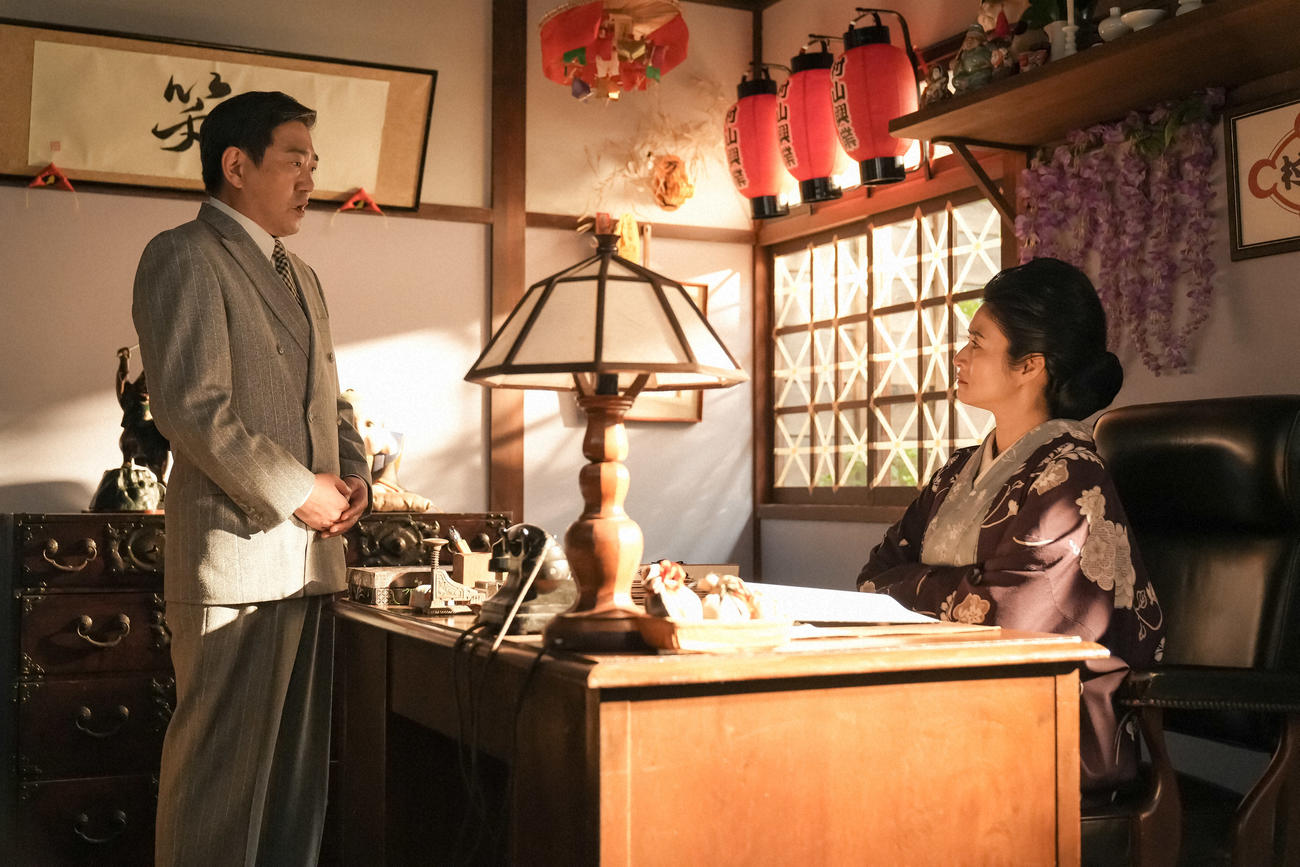NHK連続テレビ小説「ブギウギ」の1場面（C）NHK
