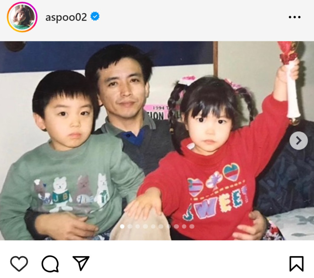 岸明日香のインスタグラムから