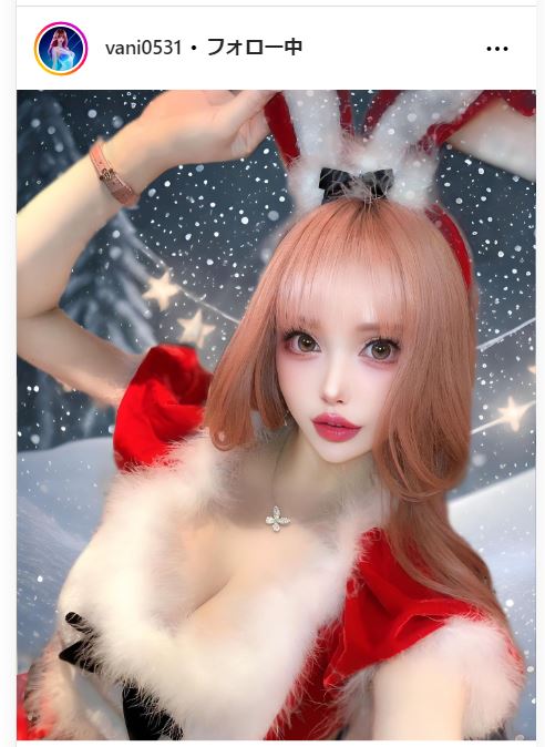 ヴァニラのインスタグラムから