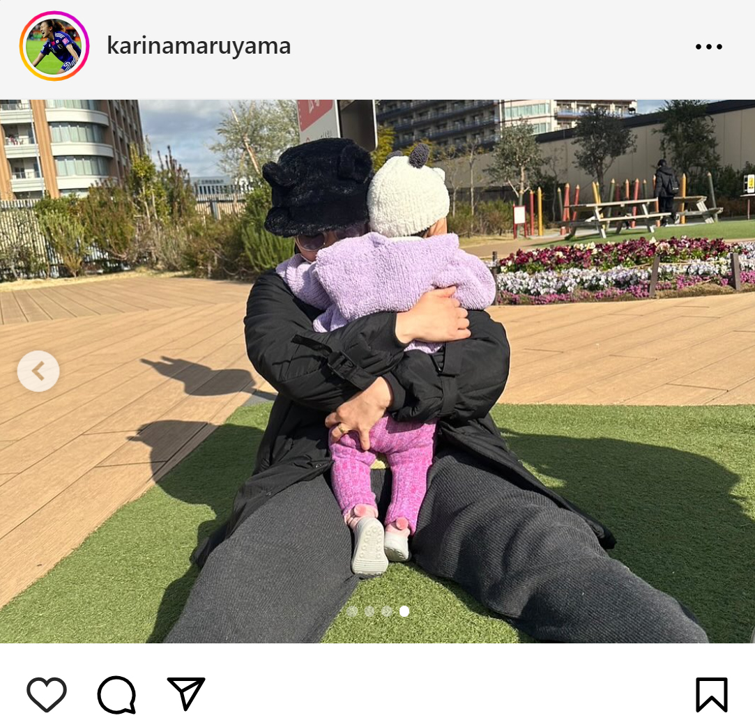 丸山桂里奈のインスタグラムから