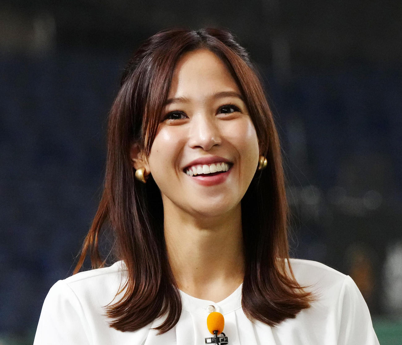 フリーアナウンサーの鷲見玲奈（2023年7月撮影）