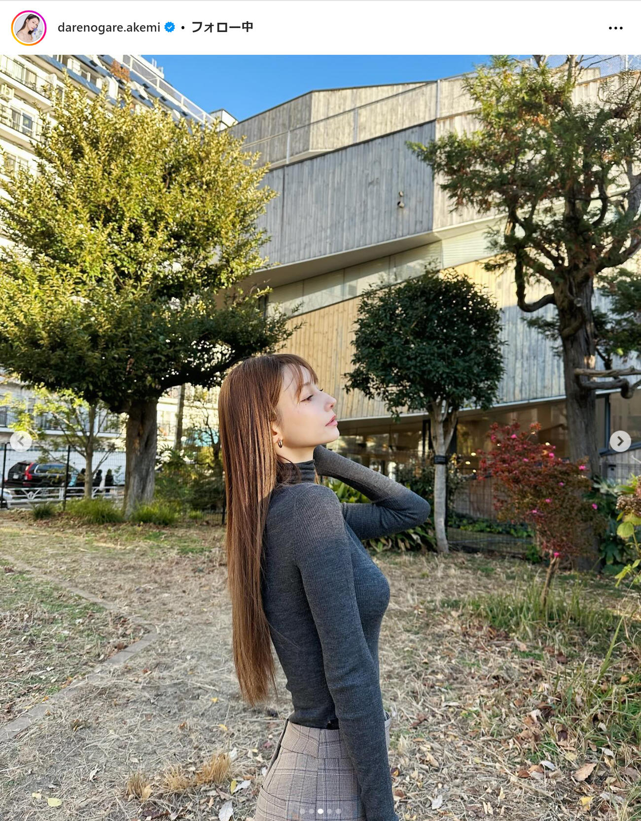 ダレノガレ明美のインスタグラムから