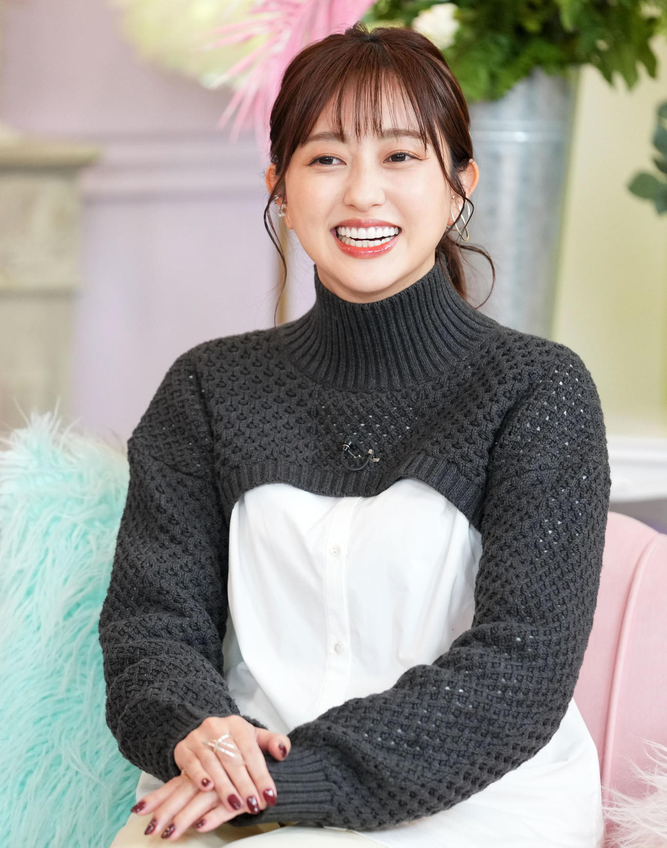 ゲストで登場した菊地亜美（撮影・横山健太）
