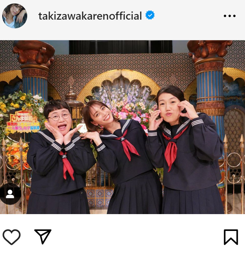 滝沢カレンのインスタグラムから