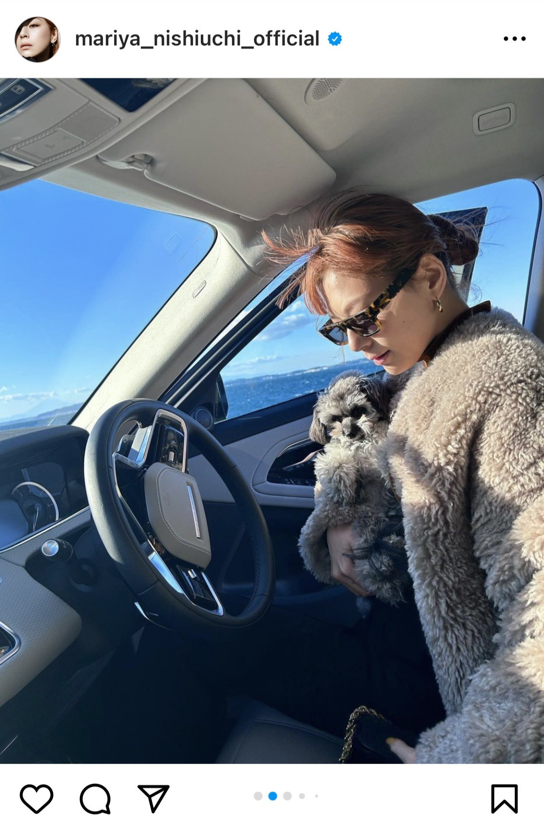 西内まりやのインスタグラムから