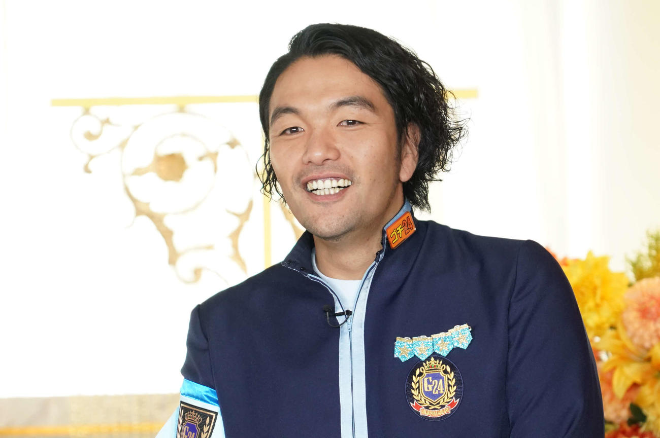 日本テレビ系「ぐるぐるナインティナイン」に出演している見取り図の盛山晋太郎