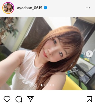 あやなんのインスタグラムから
