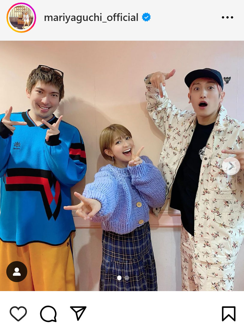矢口真里のインスタグラムから