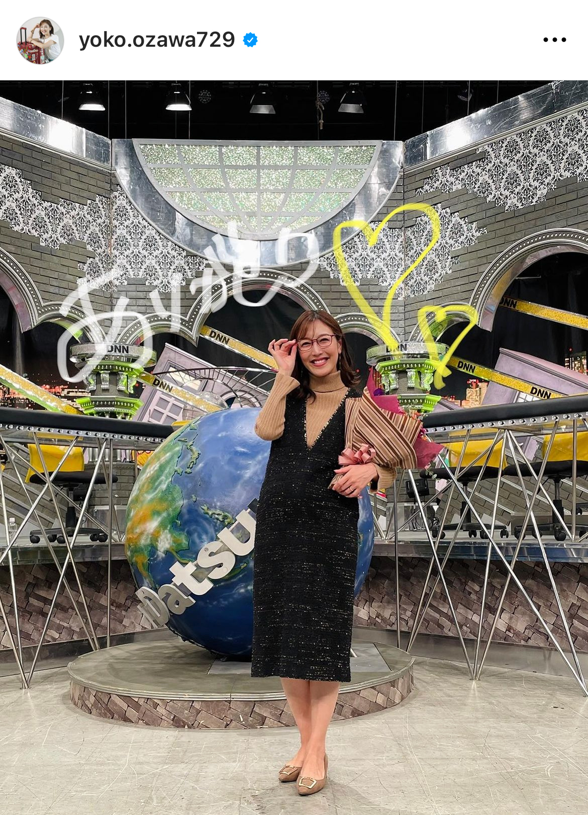 小澤陽子アナのインスタグラムから