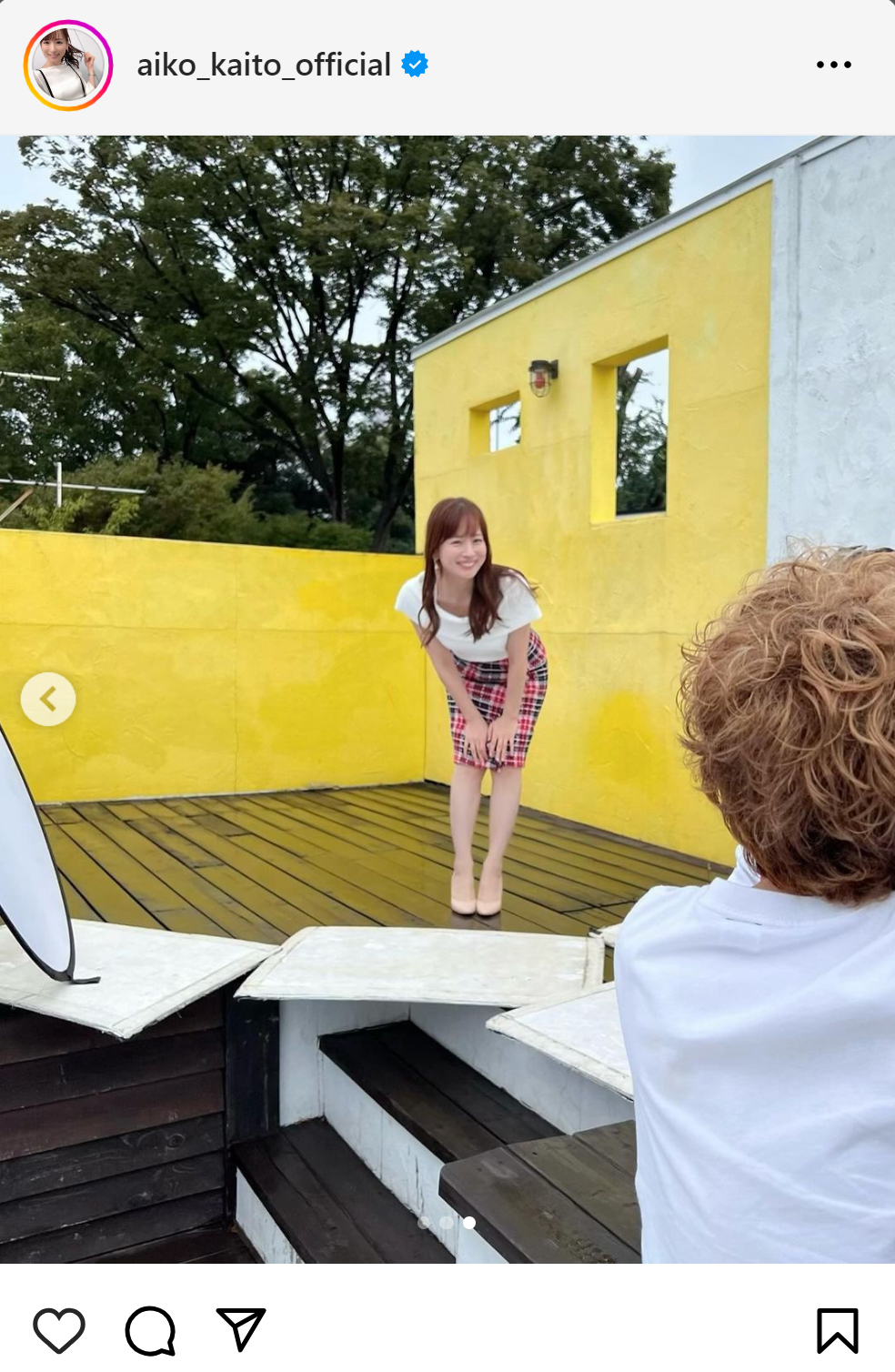 皆藤愛子のインスタグラムから
