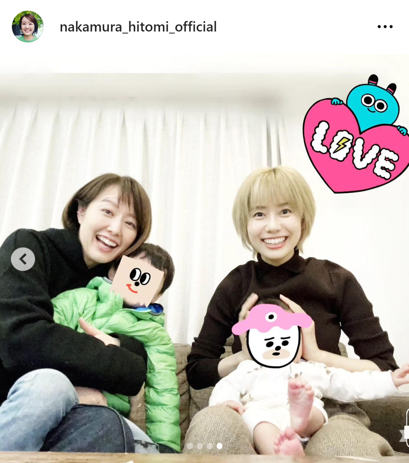 中村仁美のインスタグラムから