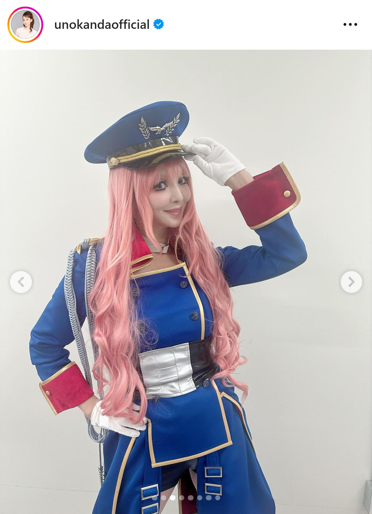 神田うののインスタグラムから