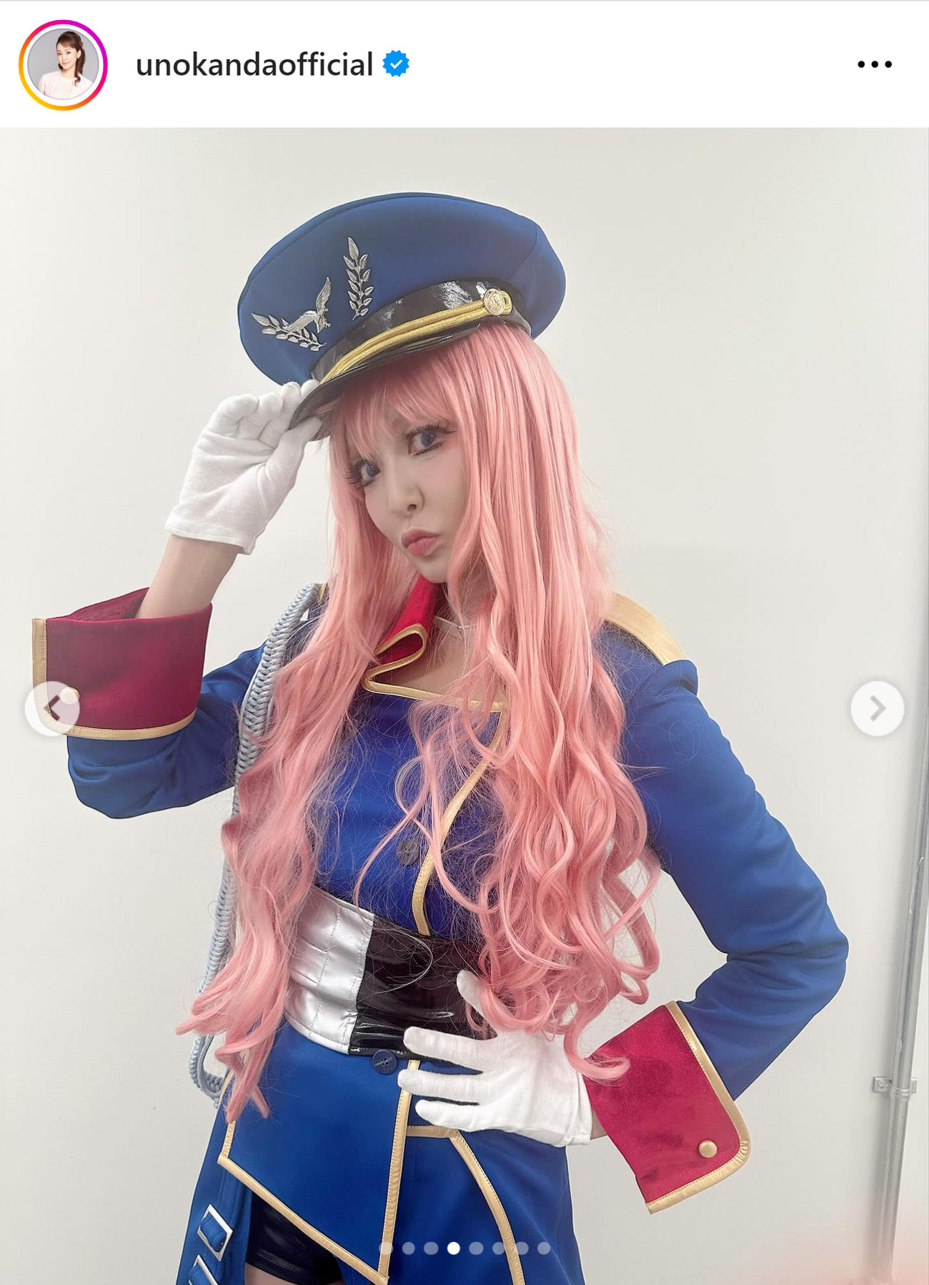 神田うののインスタグラムから