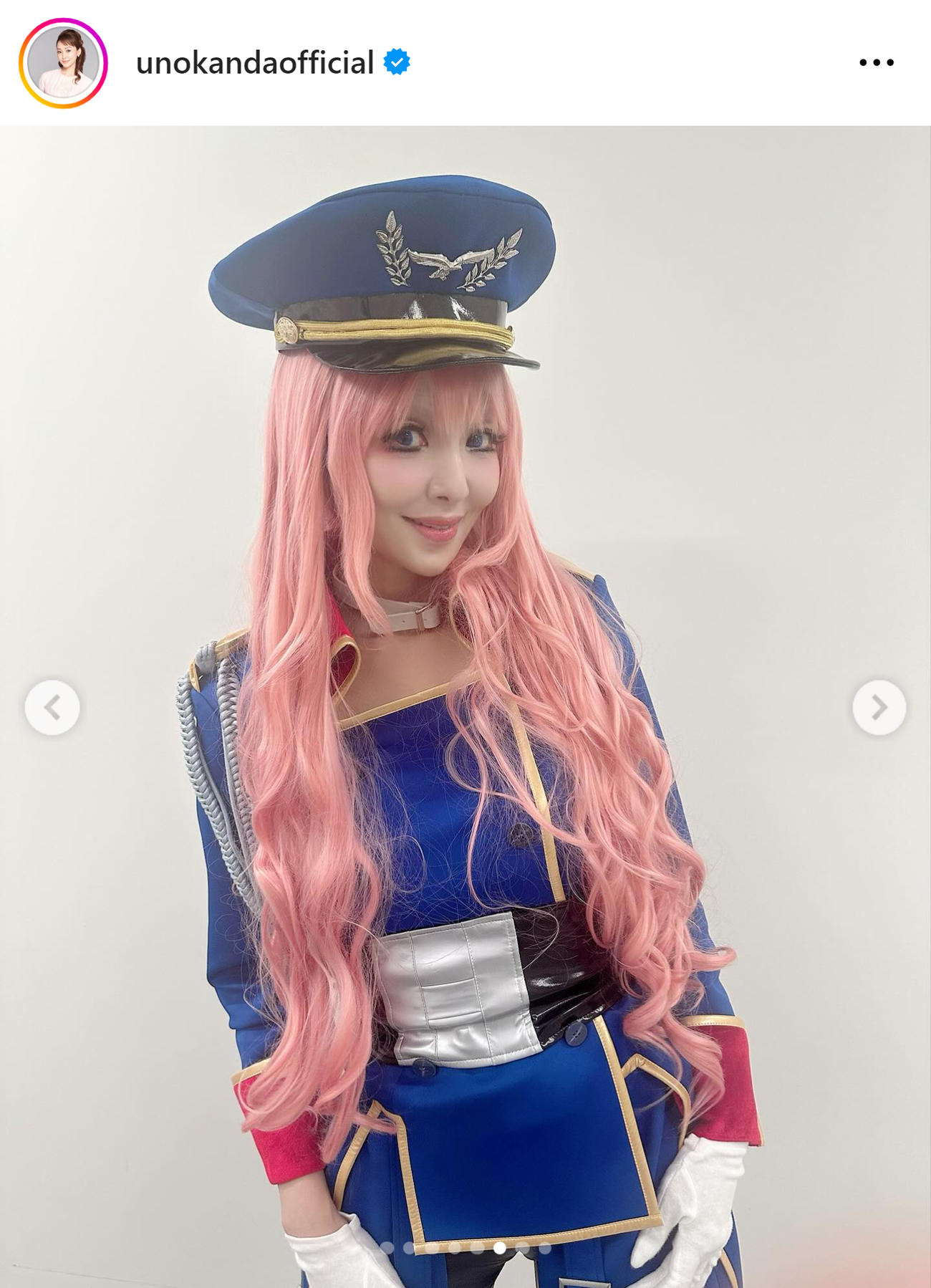 神田うののインスタグラムから