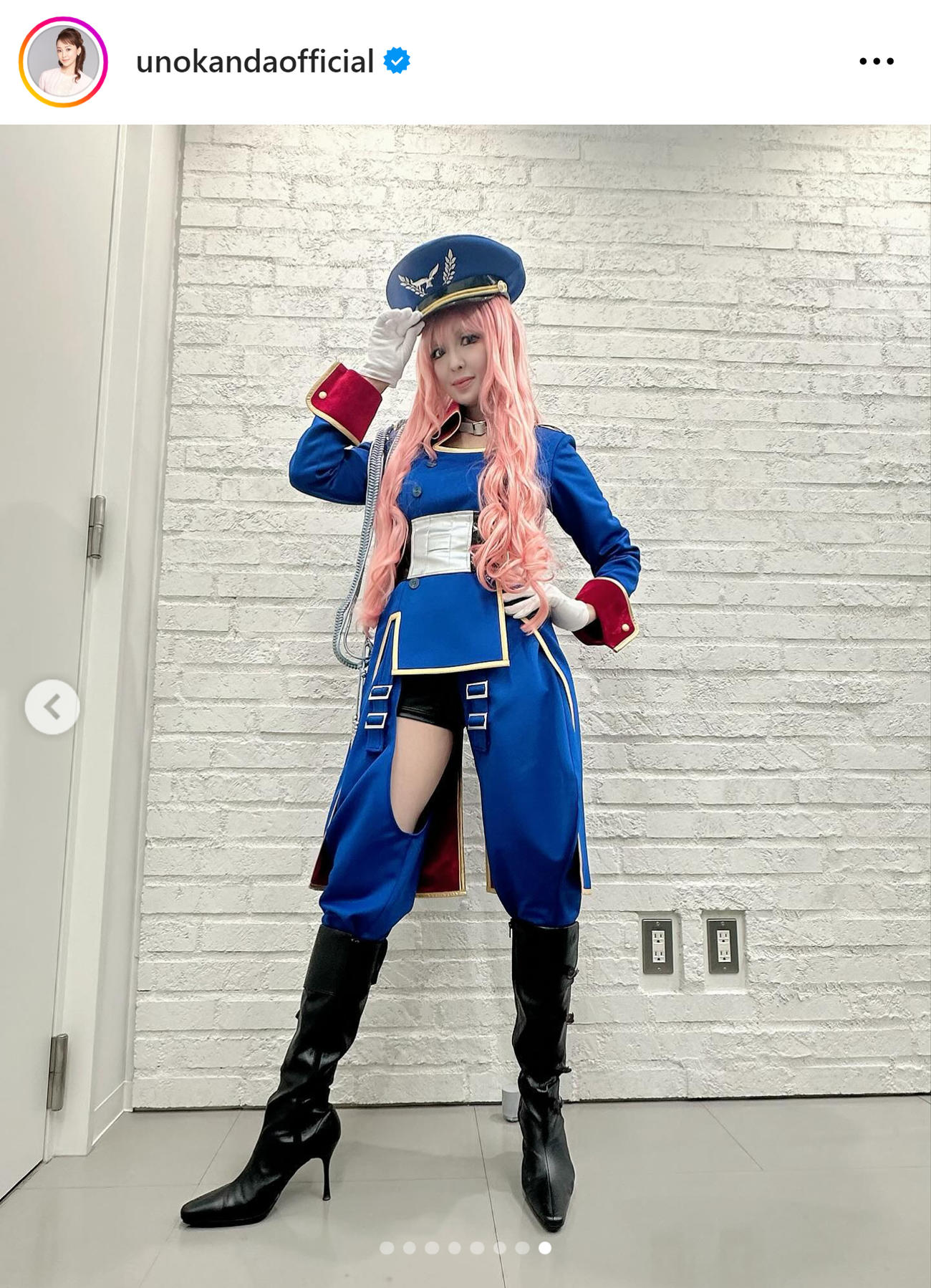 神田うののインスタグラムから