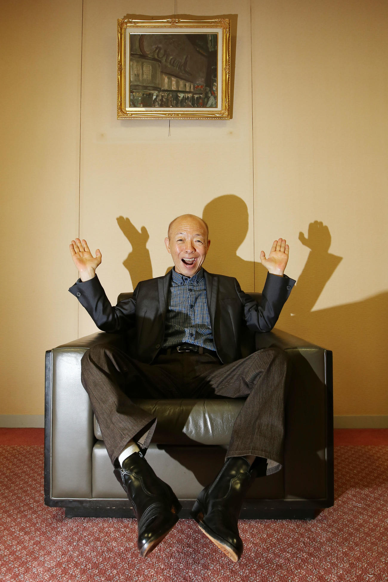 アホを演じて50年の坂田利夫。苦労も多かったがそんなときは「アホの神様」がいつも後ろから見守っていた（14年10月撮影）