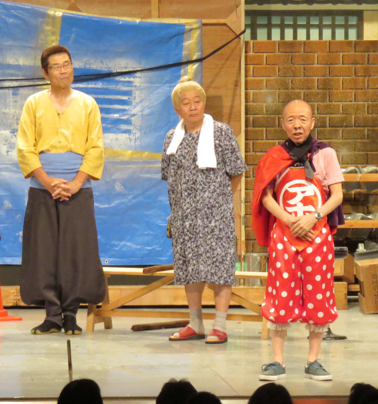 オール阪神・巨人の40周年公演で、舞台復帰した坂田利夫さん（15年7月撮影）