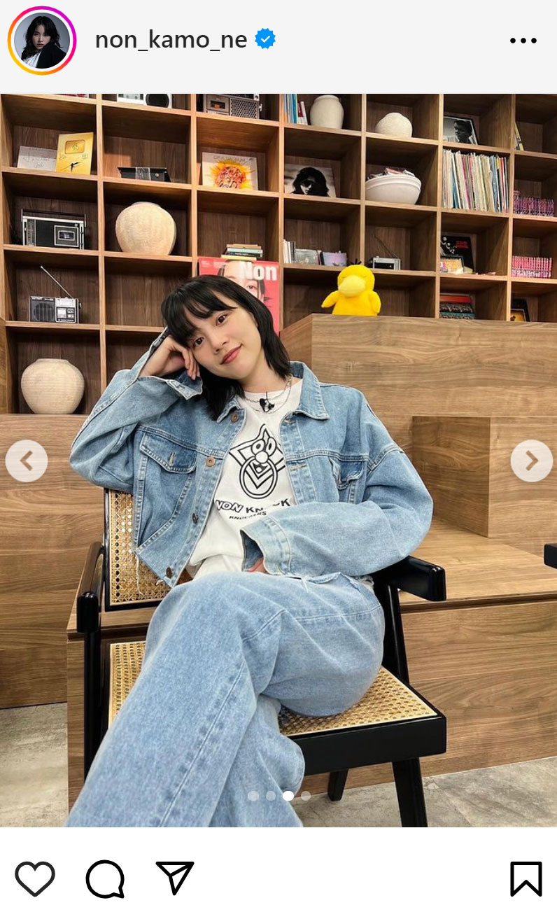 のんのインスタグラムから