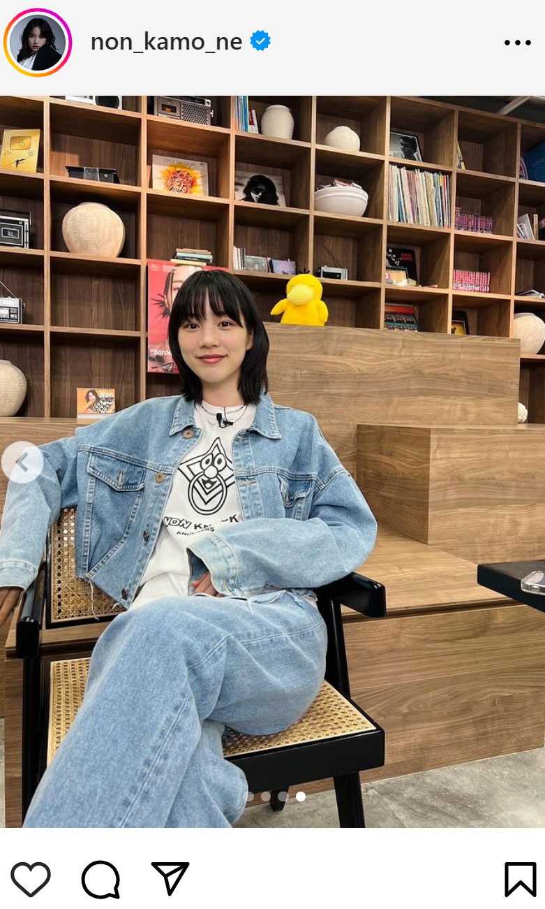 のんのインスタグラムから