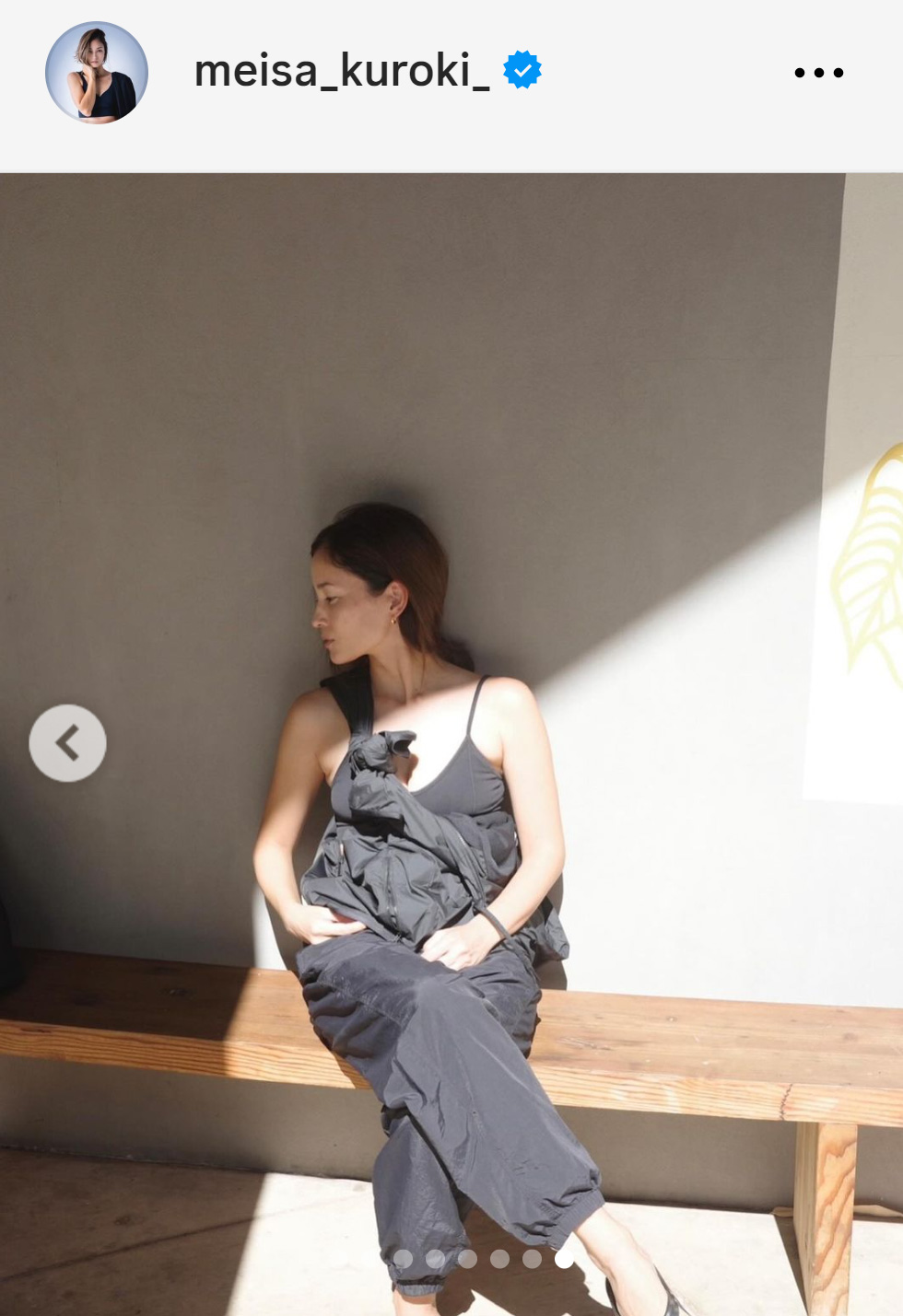 黒木メイサのインスタグラムから