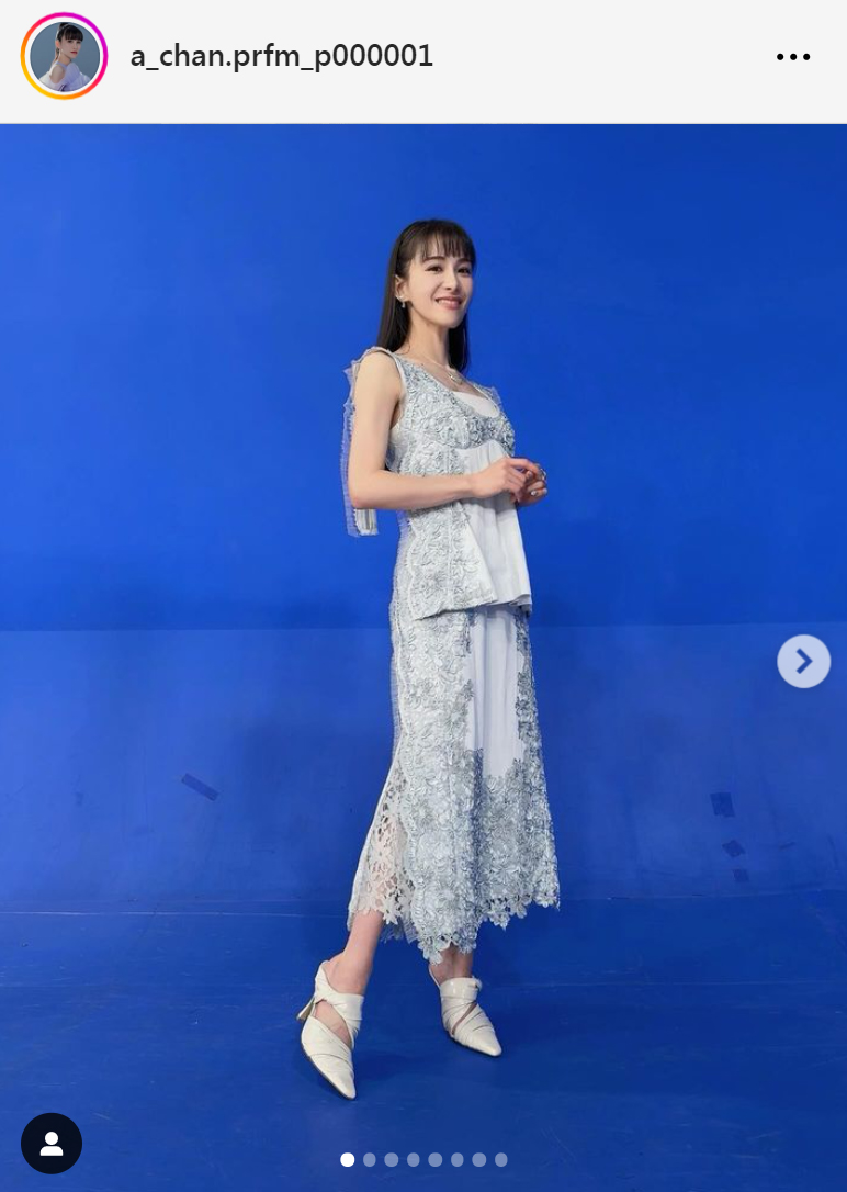 Perfume西脇綾香のインスタグラムから