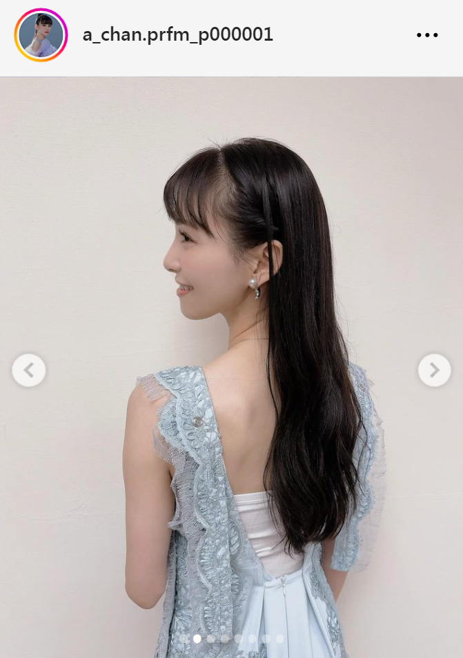 Perfume西脇綾香のインスタグラムから