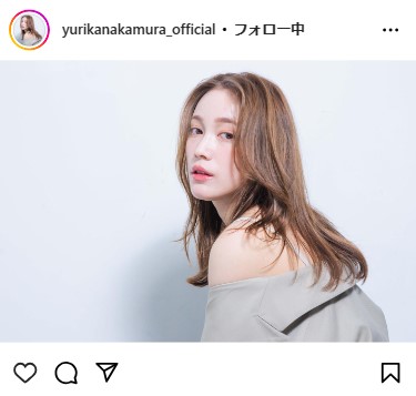 中村ゆりかのインスタグラムから