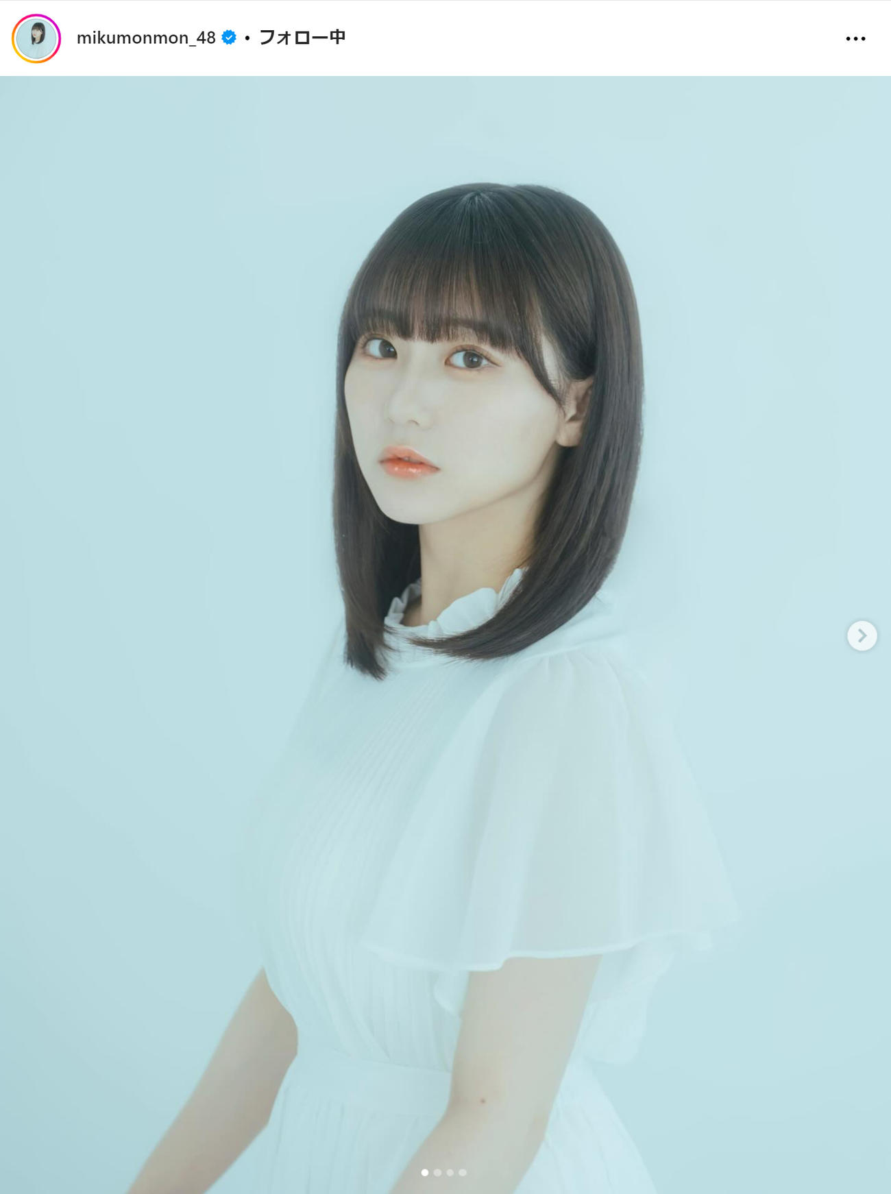 田中美久のインスタグラムから