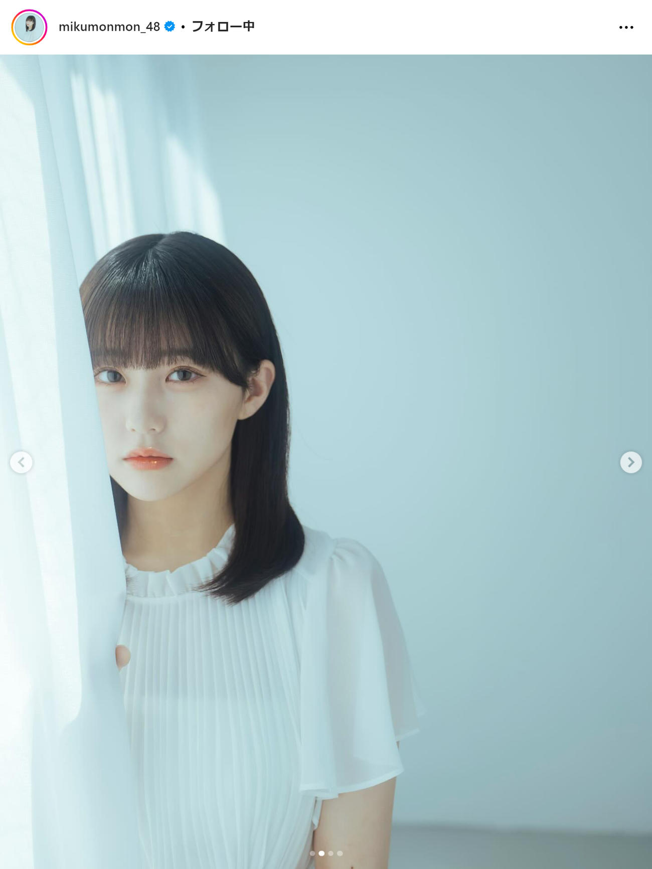田中美久のインスタグラムから