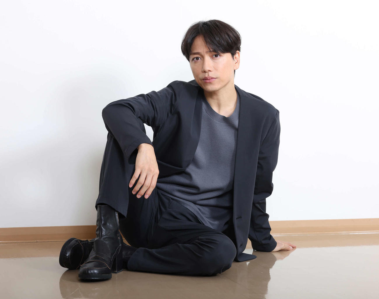 ミュージカル俳優の山崎育三郎。立ち居振る舞いが、とにかく格好良かったです（撮影・丹羽敏通）