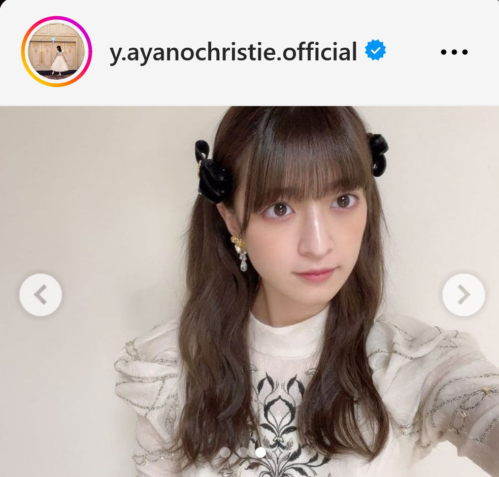 乃木坂46吉田綾乃クリスティーのインスタグラムから