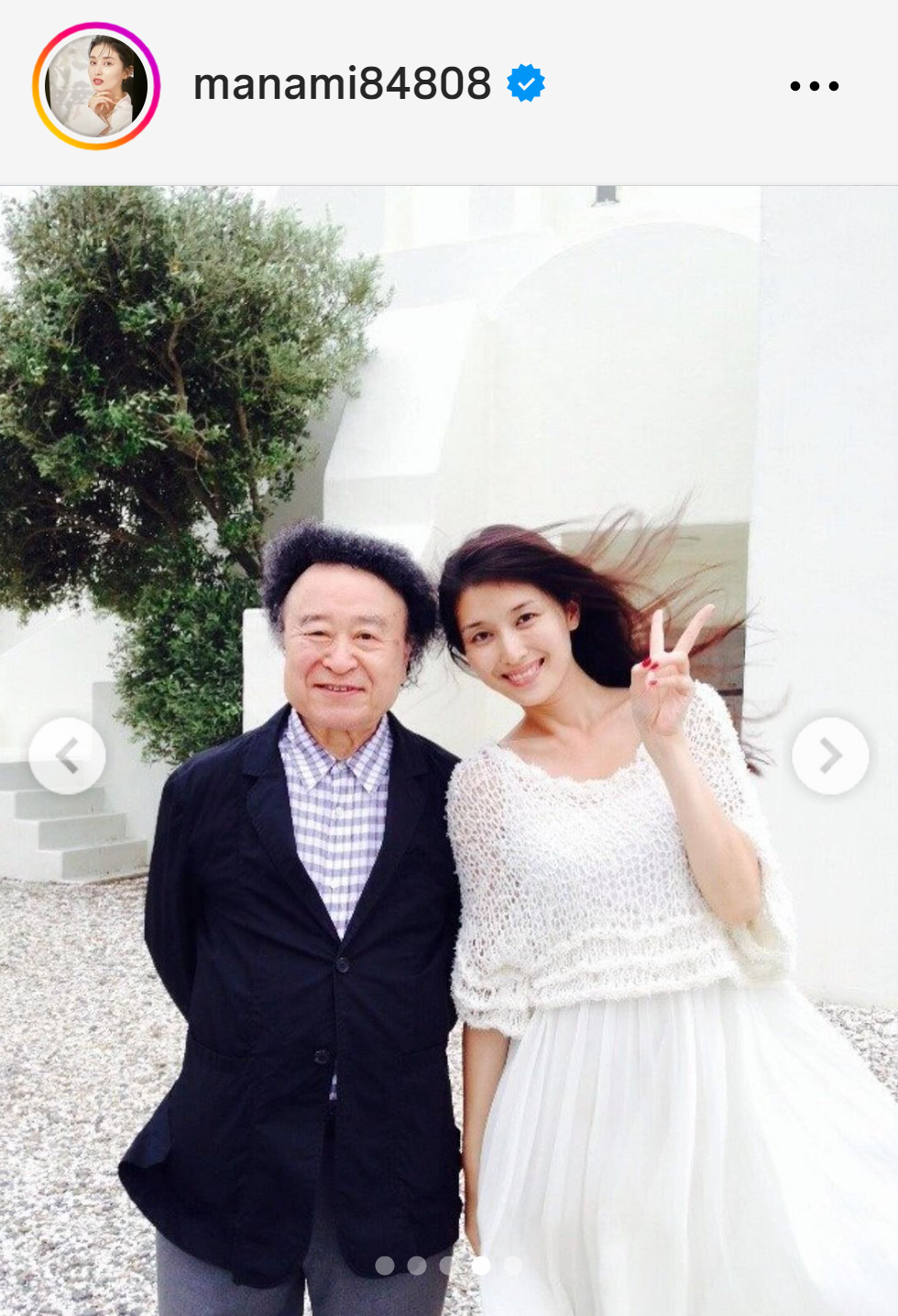 橋本マナミのインスタグラムから