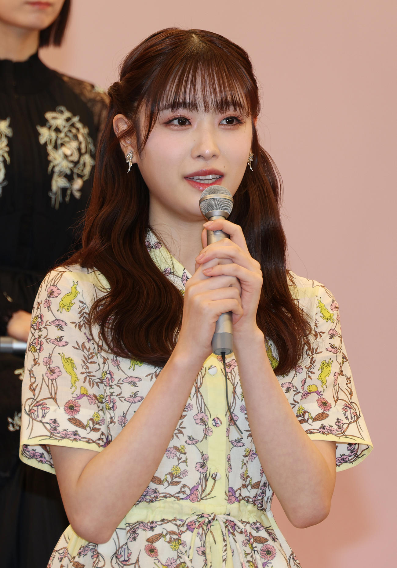 ドラマ「リビングの松永さん」制作発表を行った高橋ひかる（撮影・中島郁夫）