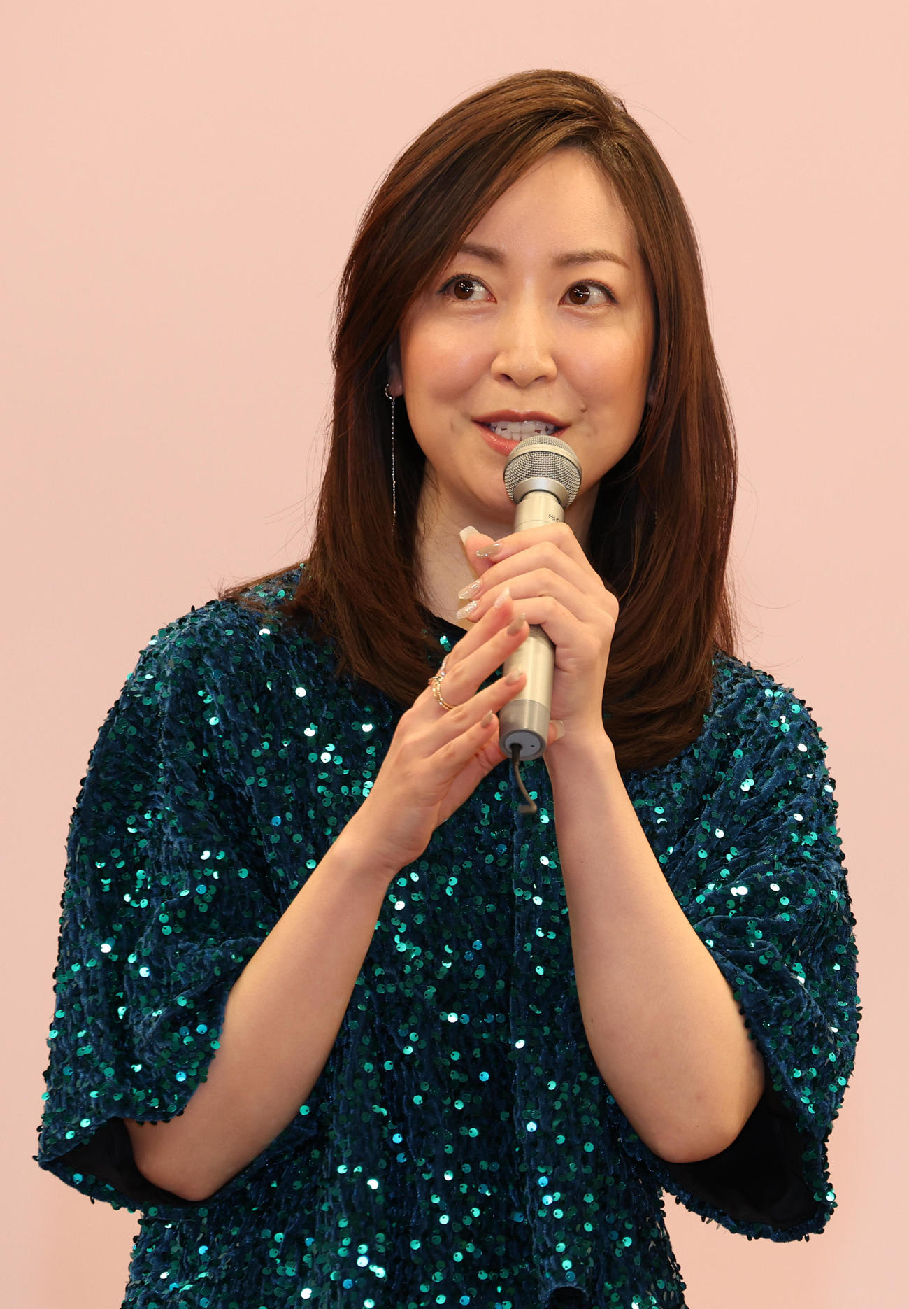 ドラマ「リビングの松永さん」制作発表を行った黒川智花（撮影・中島郁夫）