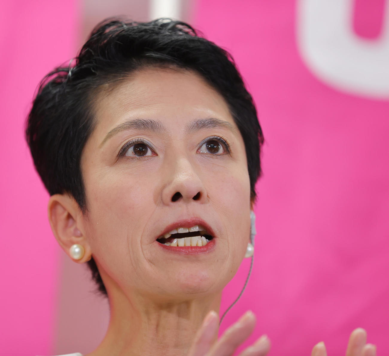 蓮舫氏（2022年7月撮影）